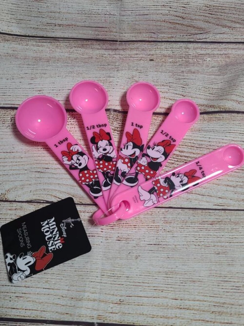 Disney Minnie Mouse Measuring Spoons Set - NEW